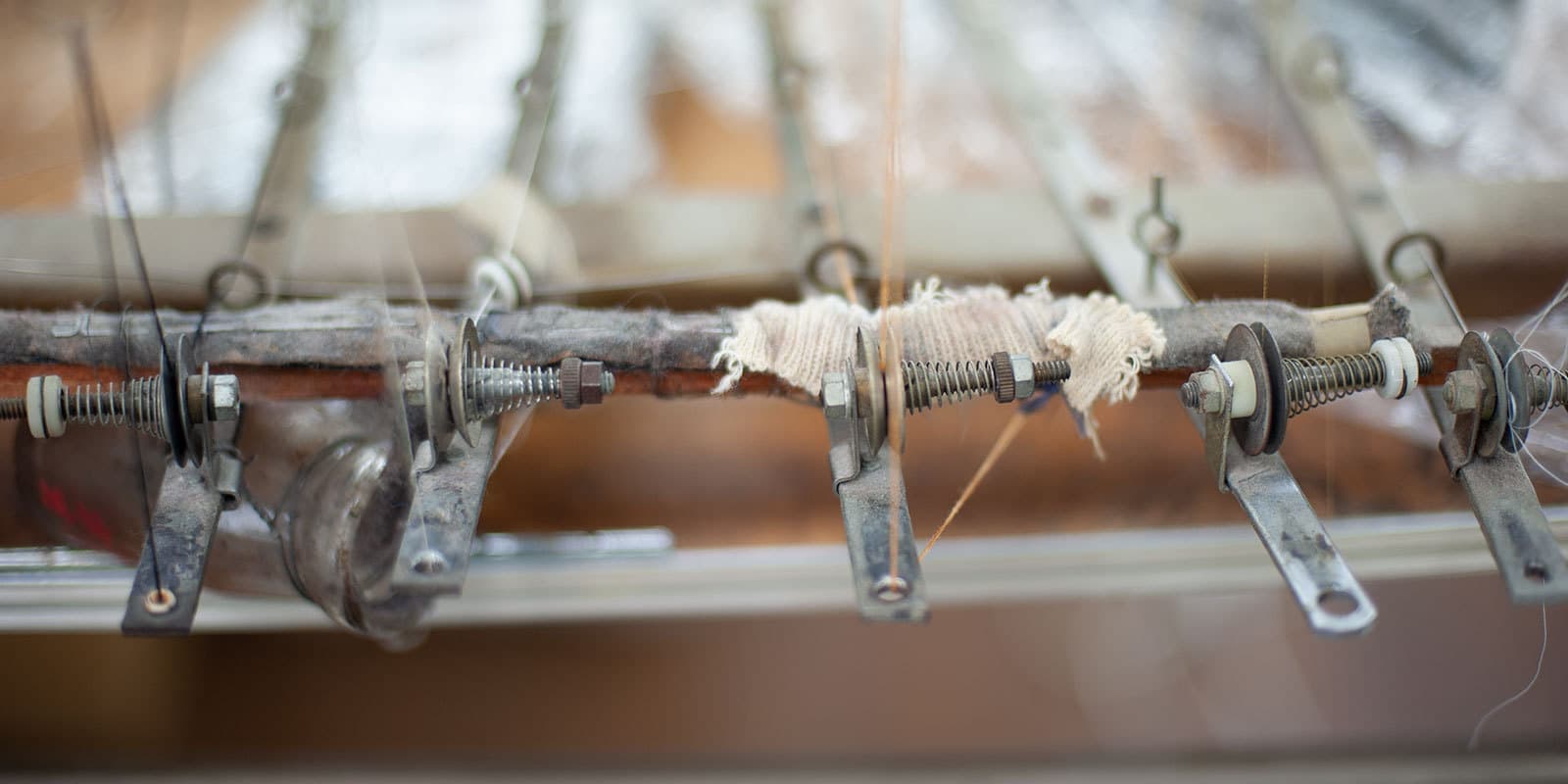 白田のカシミヤ縫製機械
